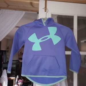 Under Armour Kids Purple and Green Hoodie